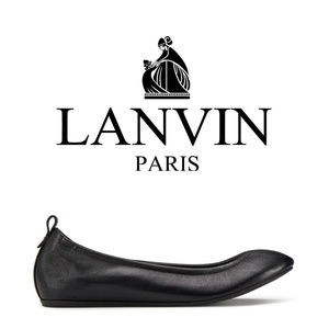 *SOLD* Lanvin Classic Ballet Flats Black Lambskin
